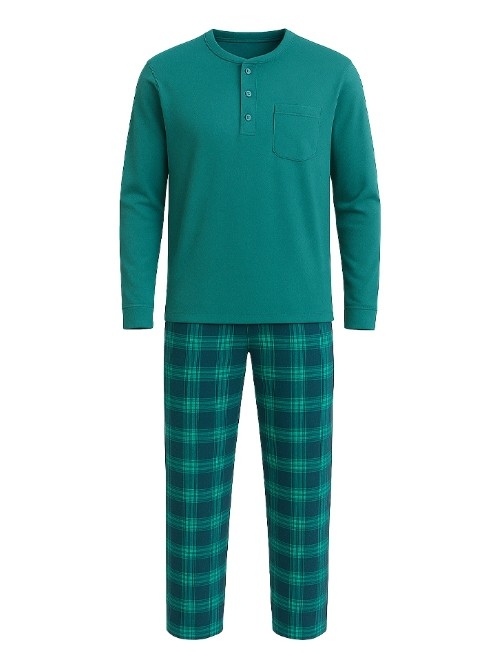 Charlie Choe Men green pajama