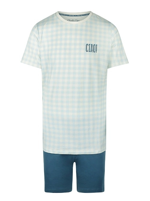 Charlie Choe Amalfi Coast blue shortama
