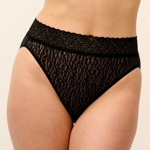 Wacoal Lingerie High Bar black high waist brief