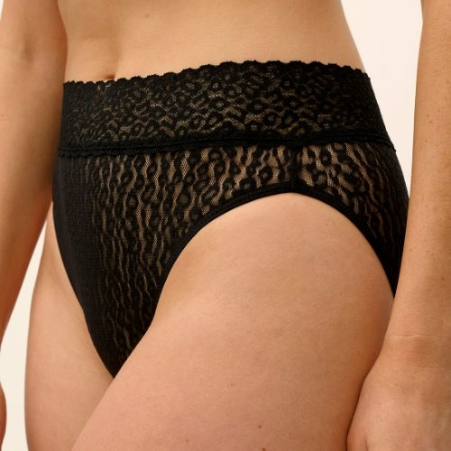 Wacoal Lingerie High Bar black high waist brief