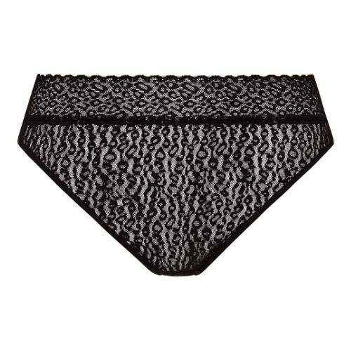 Wacoal Lingerie High Bar black high waist brief