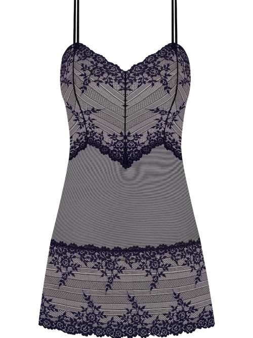 Wacoal Lingerie Embrace Lace black slipdress