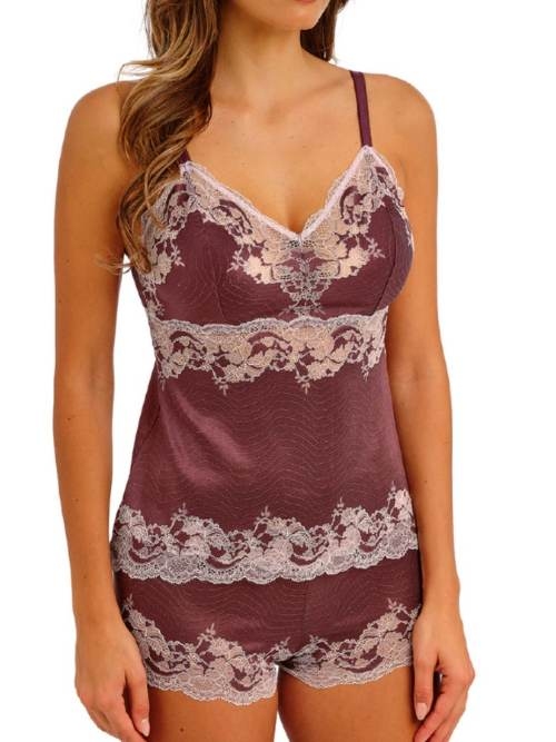 Wacoal Lingerie Modern Affair brown/pink spaghetti top