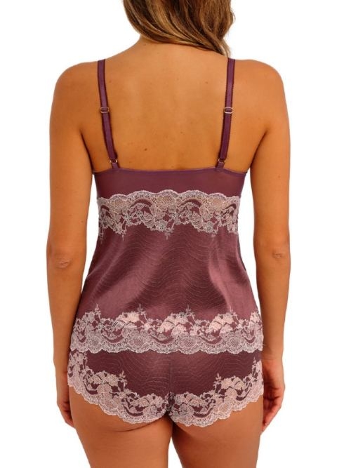 Wacoal Lingerie Modern Affair brown/pink spaghetti top