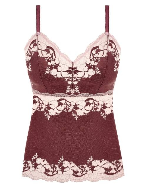 Wacoal Lingerie Modern Affair brown/pink spaghetti top