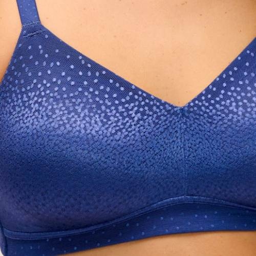 Wacoal Lingerie Back Appeal cobalt wireless bra