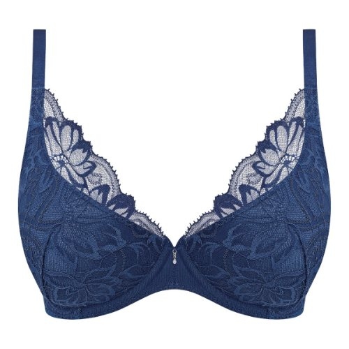 Wacoal Lingerie Abellia navy blue non-padded bra