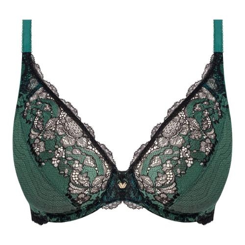 Wacoal Lingerie Modern Affair silver pine/black padded bra