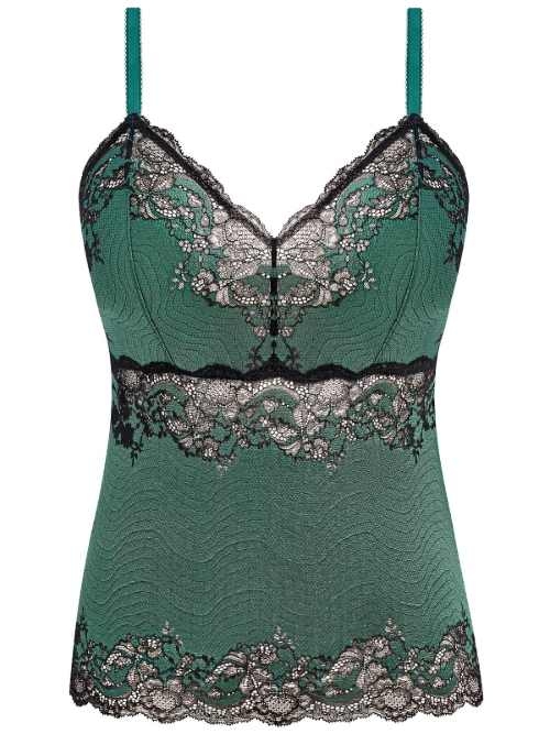Wacoal Lingerie Modern Affair green spaghetti top