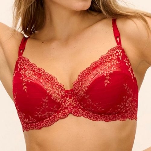 Wacoal Lingerie Embrace Lace grandalia red/rose gold non-padded bra