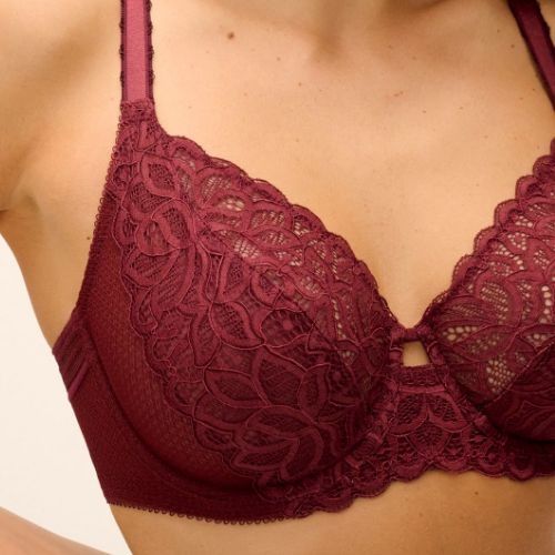 Wacoal Lingerie B-smooth bordeaux non-padded bra