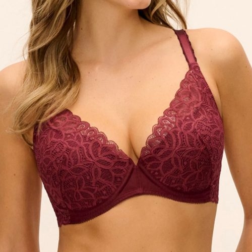 Wacoal Lingerie B-smooth bordeaux padded bra