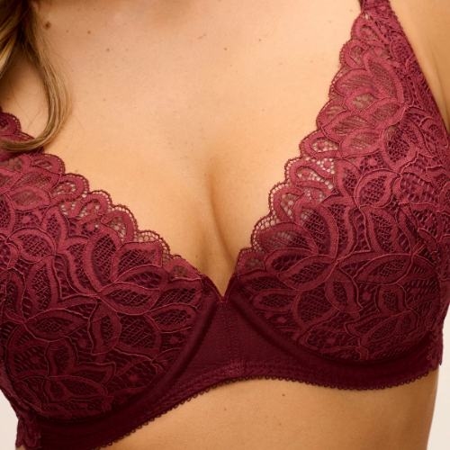 Wacoal Lingerie B-smooth bordeaux padded bra