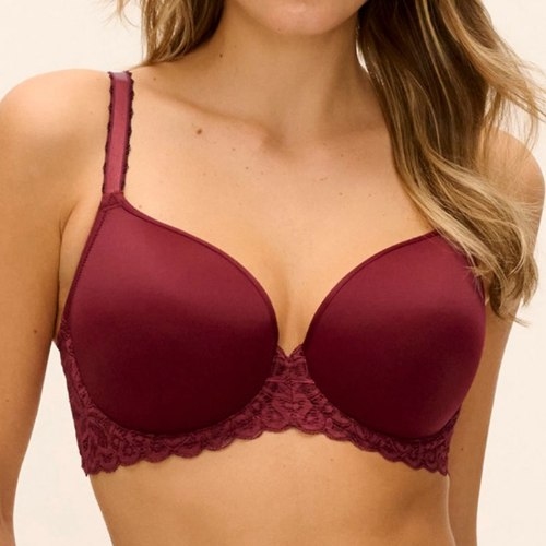 Wacoal Lingerie B-smooth bordeaux padded bra