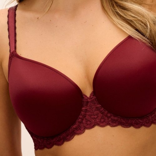 Wacoal Lingerie B-smooth bordeaux padded bra