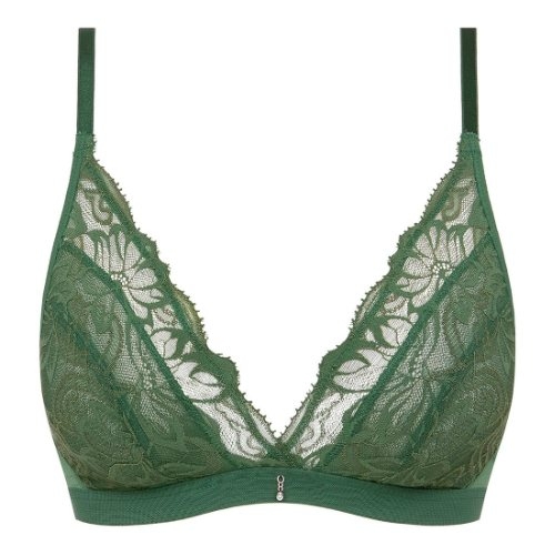 Wacoal Lingerie Abellia forest green wireless bra