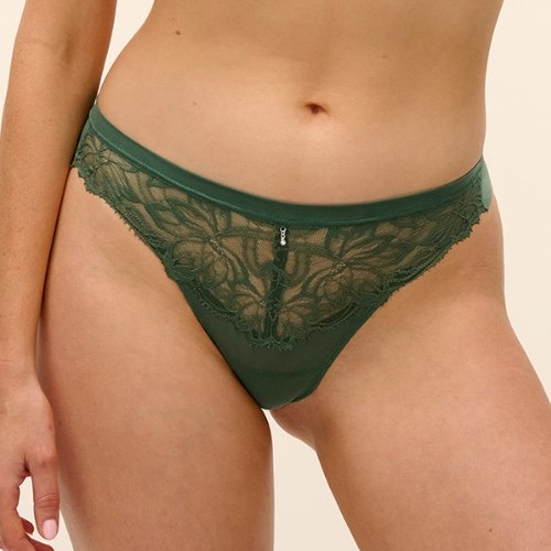 Wacoal Lingerie Abellia forest green brief