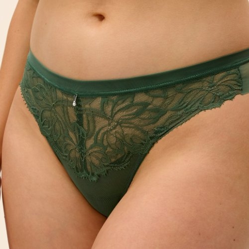 Wacoal Lingerie Abellia forest green brief