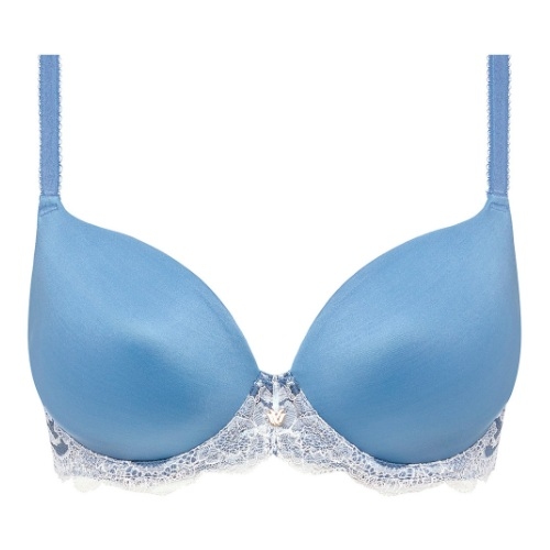 Wacoal Lingerie Modern Affair blue drift/crystal gray padded bra