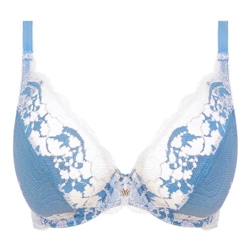 Wacoal Lingerie Modern Affair blue drift/crystal gray padded bra