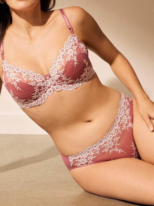 Wacoal Lingerie Embrace Lace deco rose/snow white brief