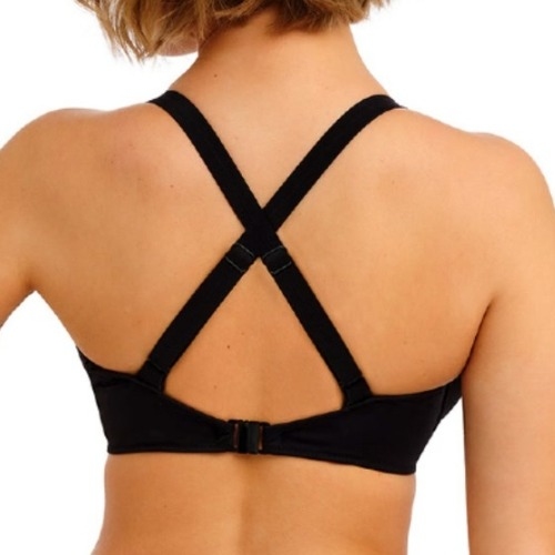 Freya Swim Jewel Cove black soft-cup bikini bra
