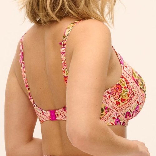 Freya Swim Club Bohemia pink padded bikini bra