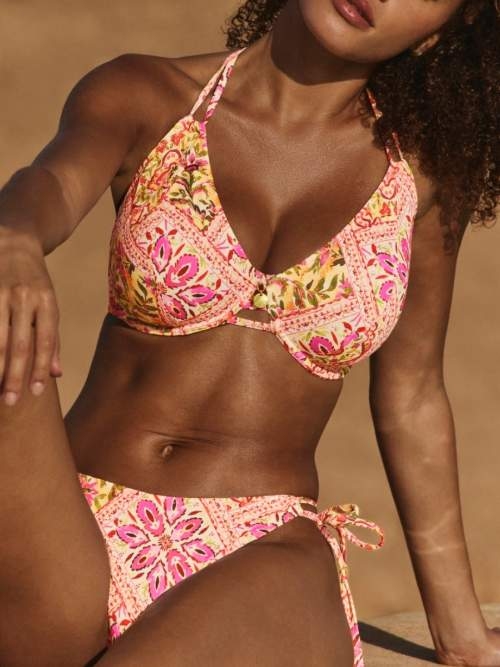 Freya Swim Club Bohemia pink padded bikini bra