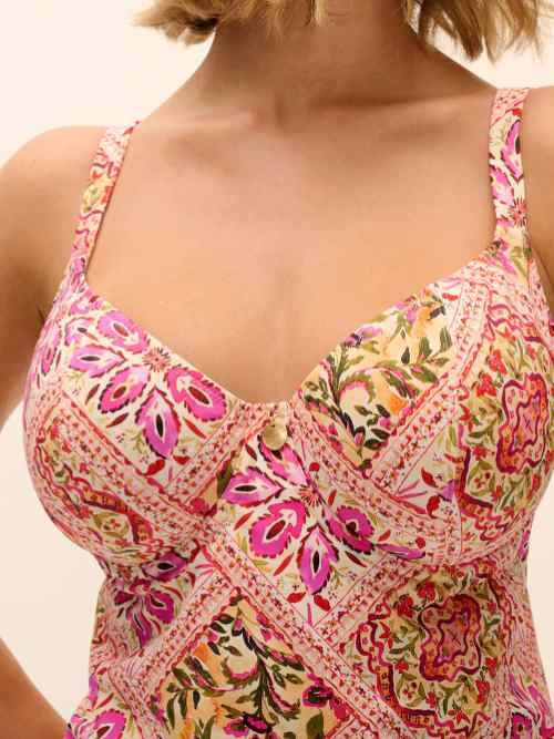 Freya Swim Club Bohemia pink tankini top