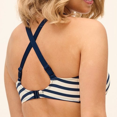 Freya Swim Ocean Edit nautical navy soft-cup bikini bra