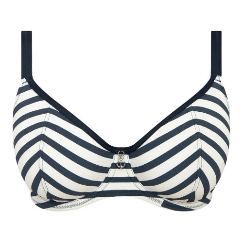 Freya Swim Ocean Edit nautical navy soft-cup bikini bra