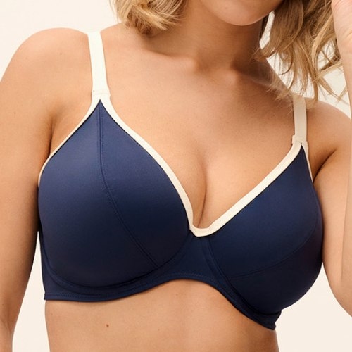 Freya Swim Santa Rita nautical navy padded bikini bra