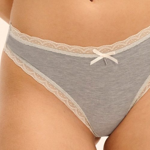 Freya  grey thong