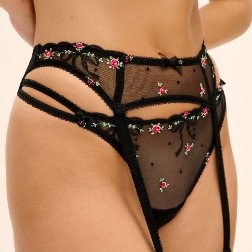 Freya Tilly noir suspender