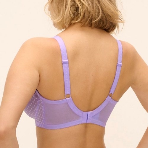 Freya Spot-light purple non-padded bra