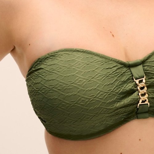 Fantasy Swim Azores olive green padded bikini bra