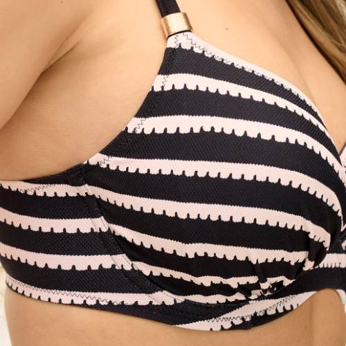 Fantasy Swim Lanikai Beach monochrome padded bikini bra