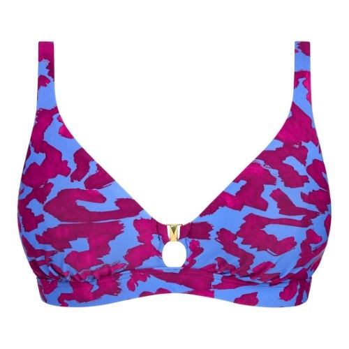 Fantasy Swim Merissa burgundy print padded bikini bra