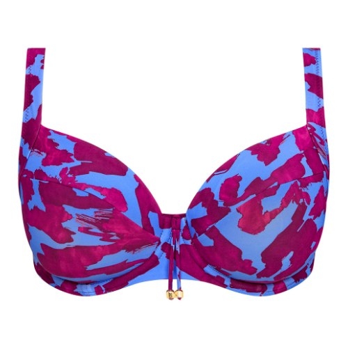 Fantasy Swim Merissa burgundy print padded bikini bra
