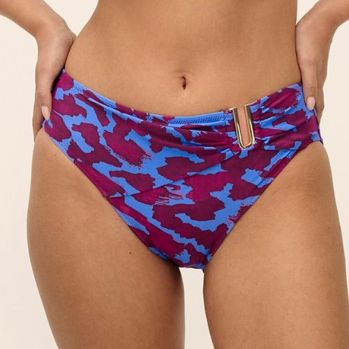 Fantasy Swim Merissa burgundy print bikini brief
