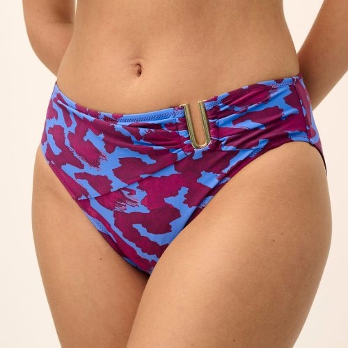Fantasy Swim Merissa burgundy print bikini brief