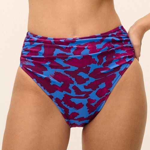 Fantasy Swim Merissa burgundy print bikini brief