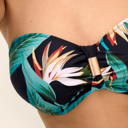 Fantasy Swim Playa Del Amor black padded bikini bra