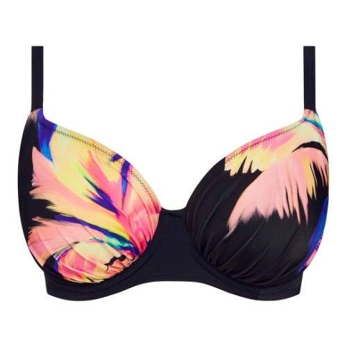 Fantasy Swim Waikiki Beach electric black padded bikini bra