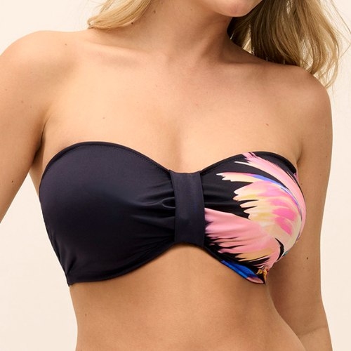 Fantasy Swim Waikiki Beach electric black padded bikini bra