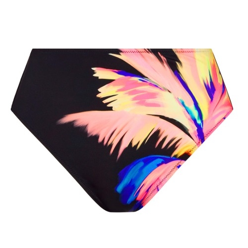 Fantasy Swim Waikiki Beach electric black bikini brief