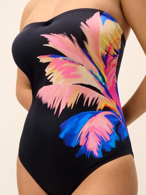 Fantasy Swim Waikiki Beach electric black bathingsuit