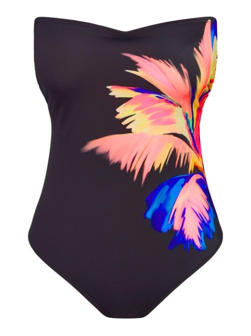 Fantasy Swim Waikiki Beach electric black bathingsuit