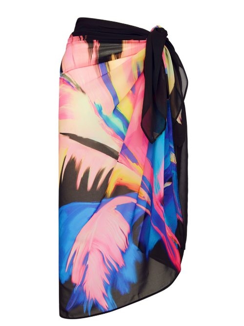 Fantasy Swim Waikiki Beach electric black beachwear