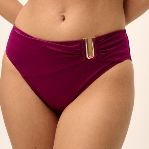 Fantasy Swim Merissa plum luxe bikini brief
